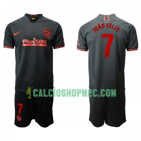 Atlético Madrid JOAO FELIX 7 Bambino Maglia Trasferta 2019/2020 Manica Corta (+ Pantaloncini)